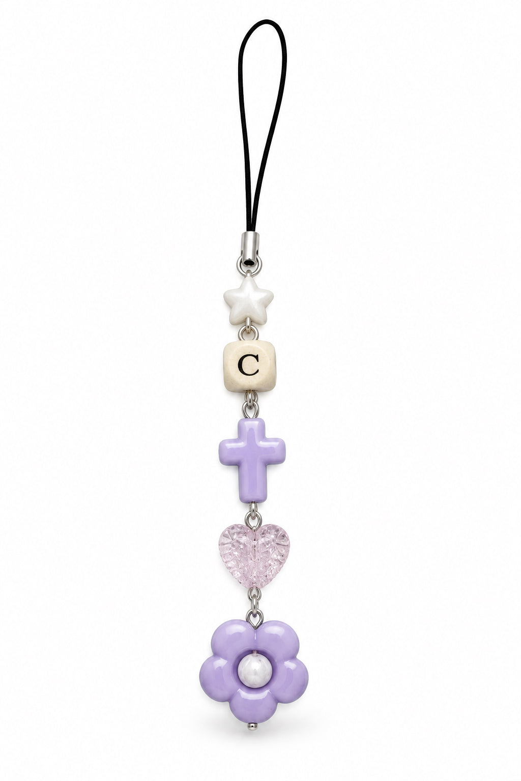 Letter C phone charm