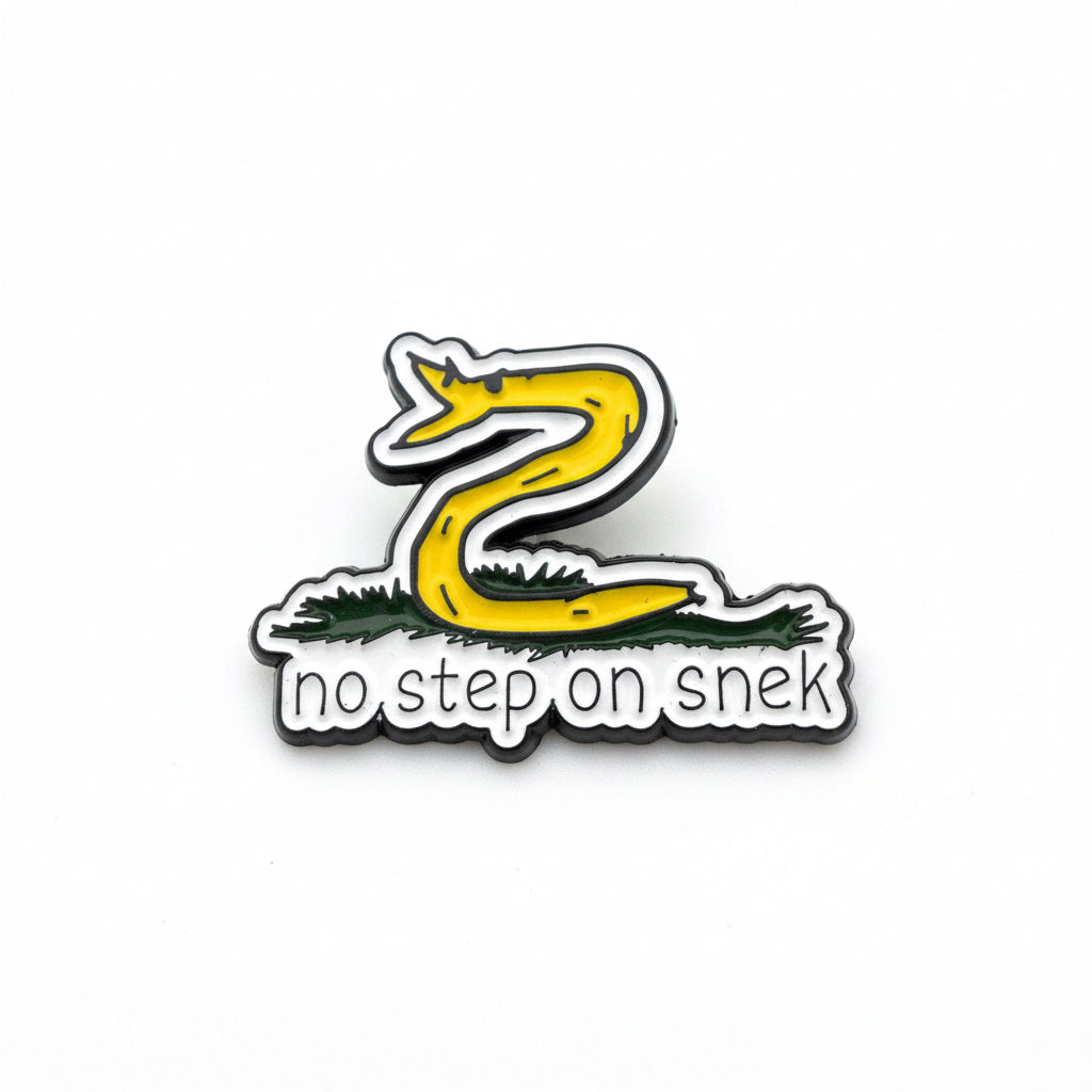 No Step on Snek Pin