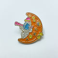 Star Glazing Astronaut on the moon