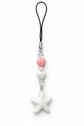 Star fish has hearts phone charm