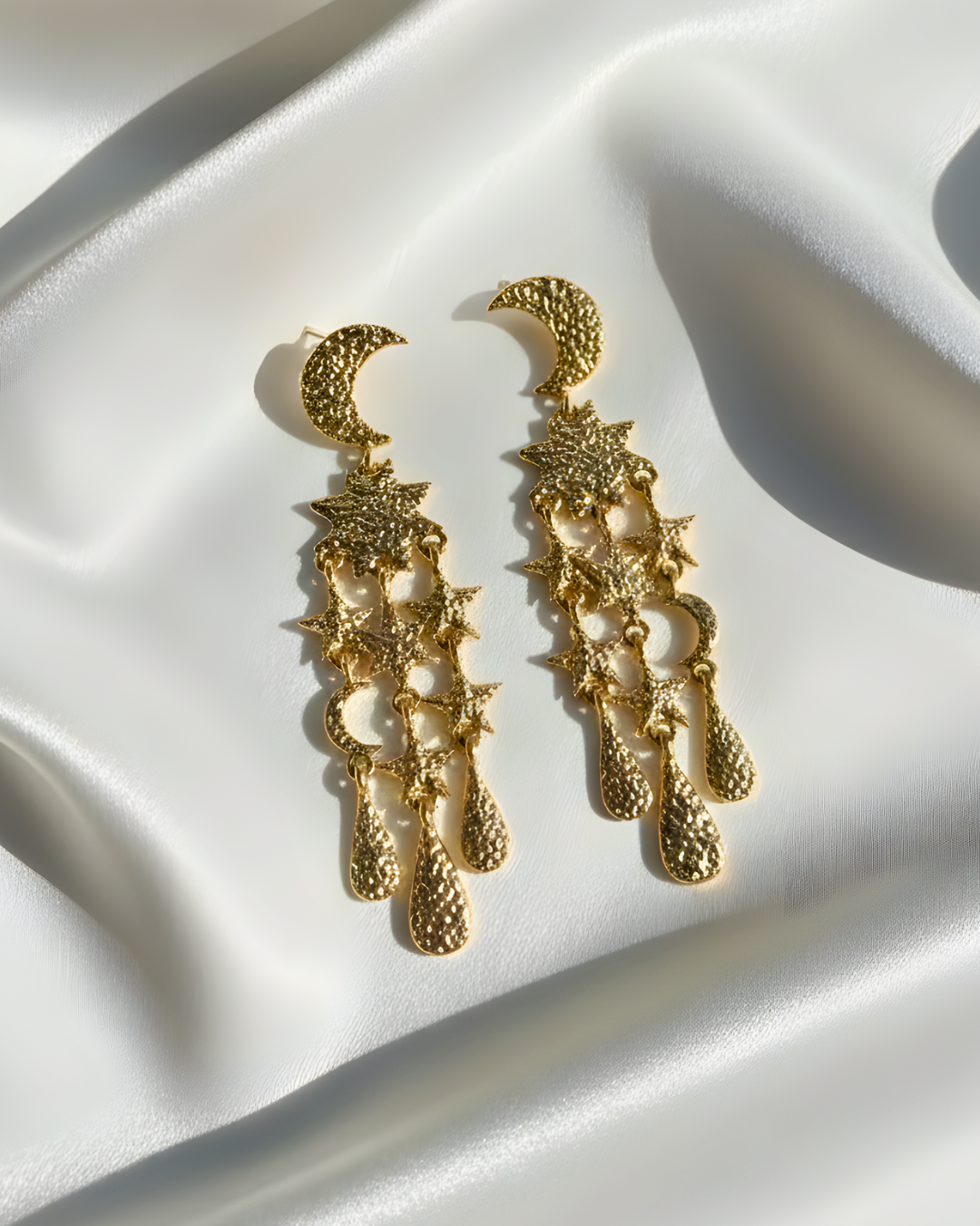Celestial Gold Chand Drops