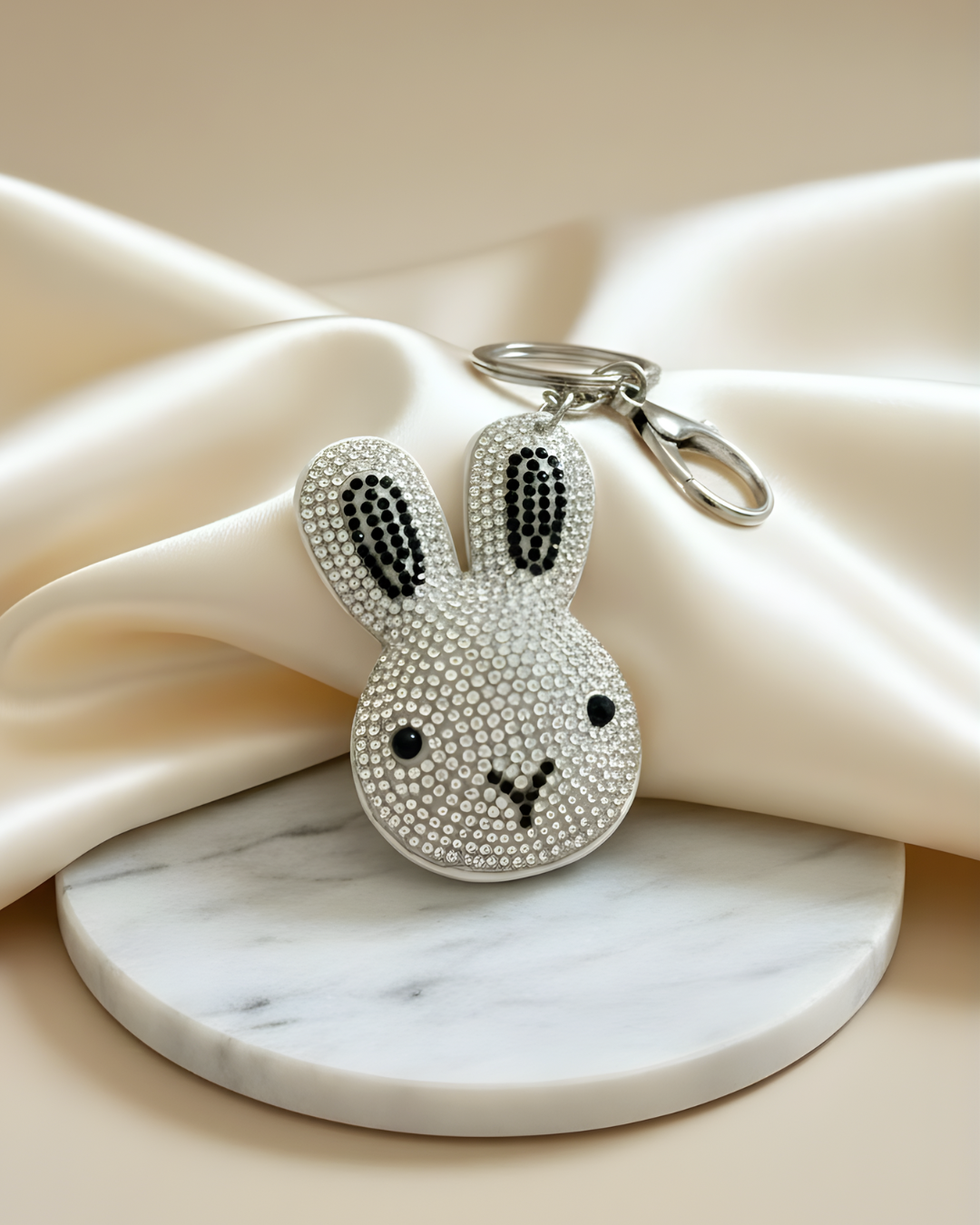 Bedazzle Bunny Bag Charm
