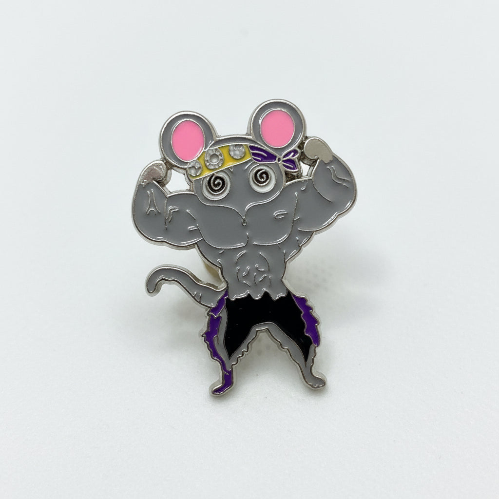 Gym Rat Pin