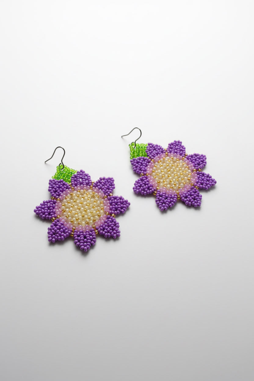 Helia - Beaded Sunflower