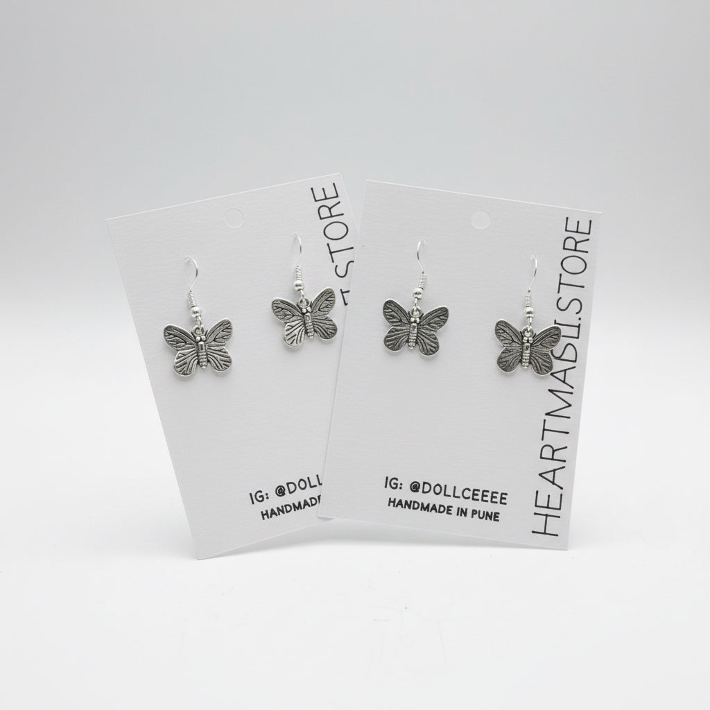 Butterfly fly away silver