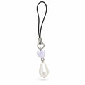 Hearts & Pearl Drop phone charm