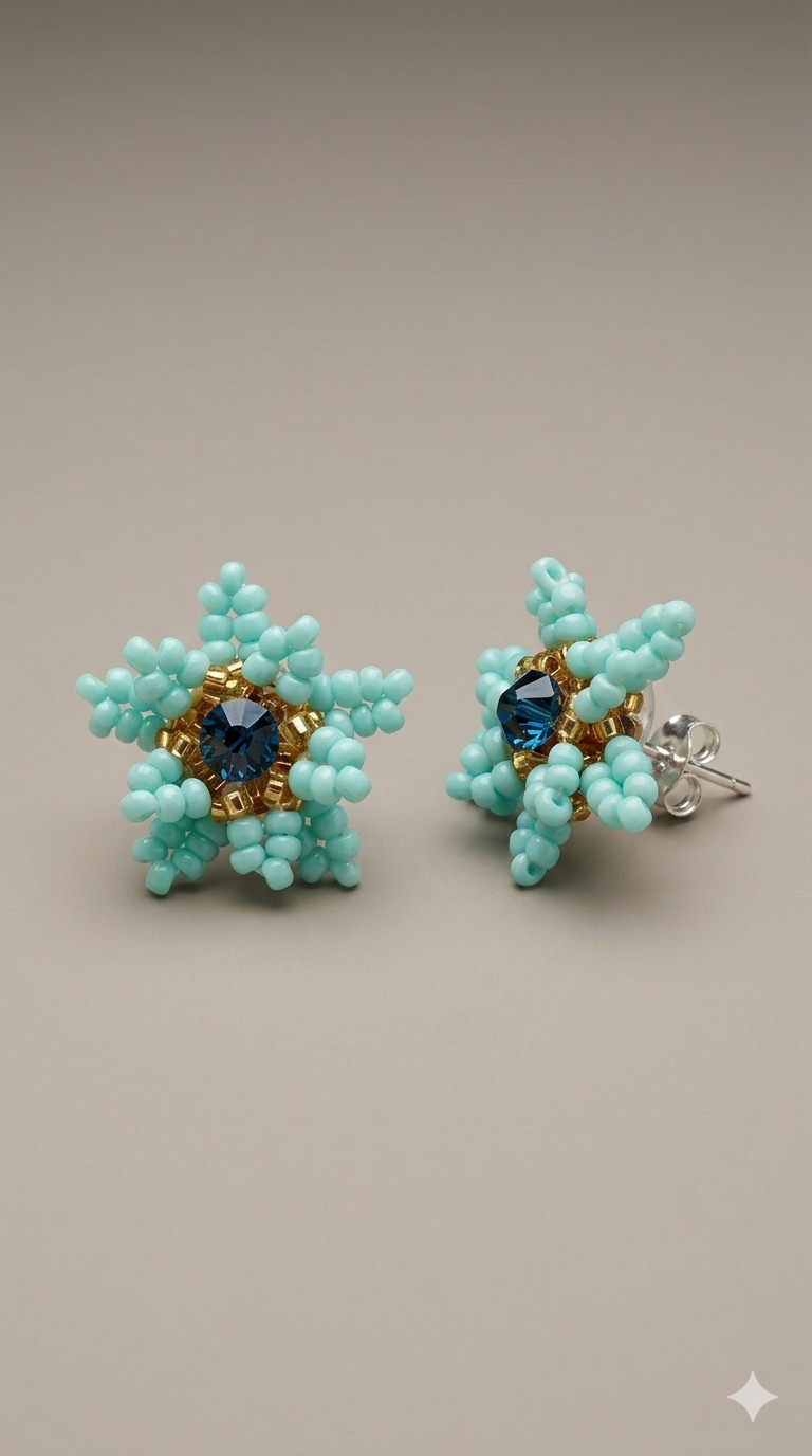 Turquoise Flora Mini