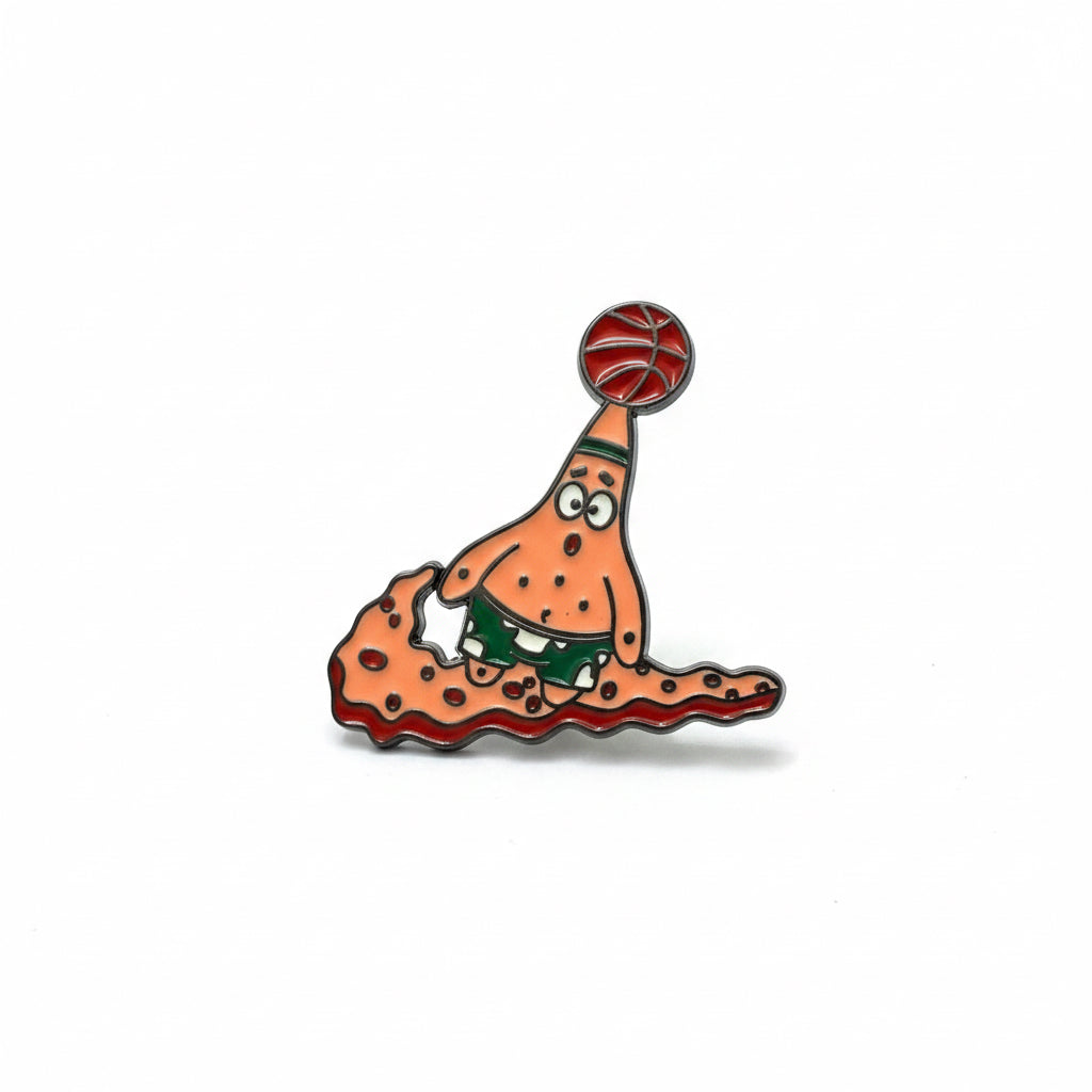 Patrick dribble SpongeBob pin