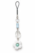 Baby Blue Flower phone charm