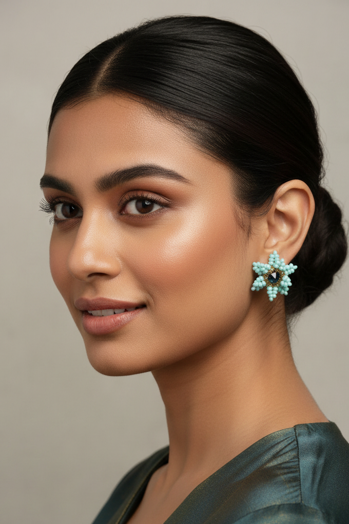 Turquoise Flora Mini