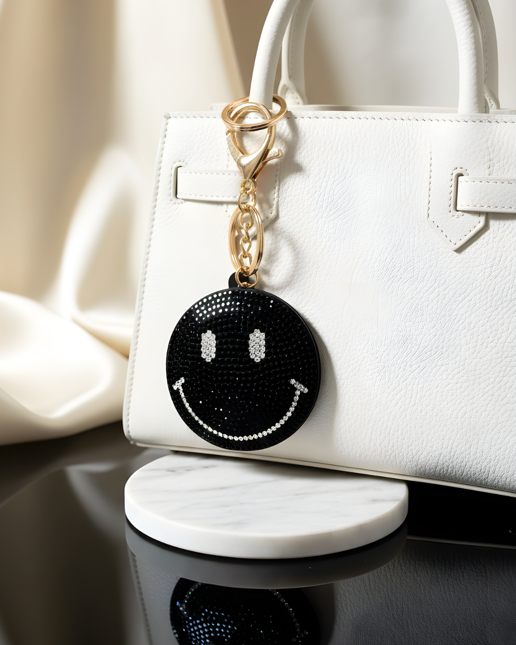 Bedazzled Smiley (black)