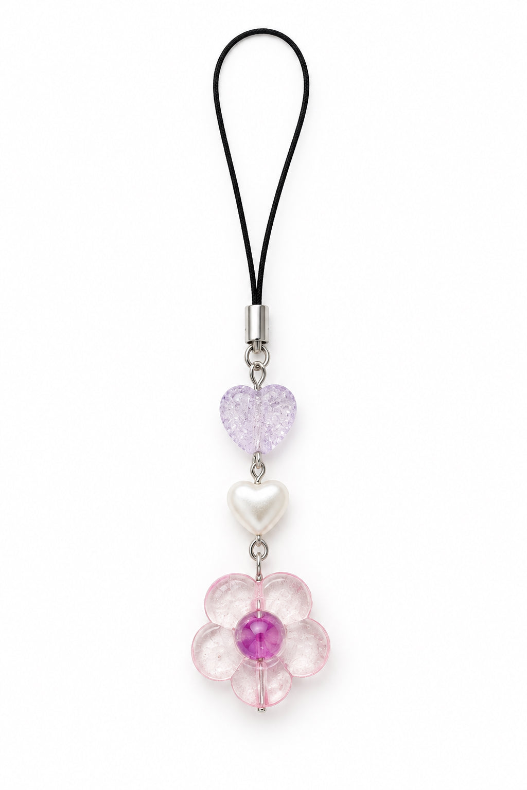 Flower phone charm