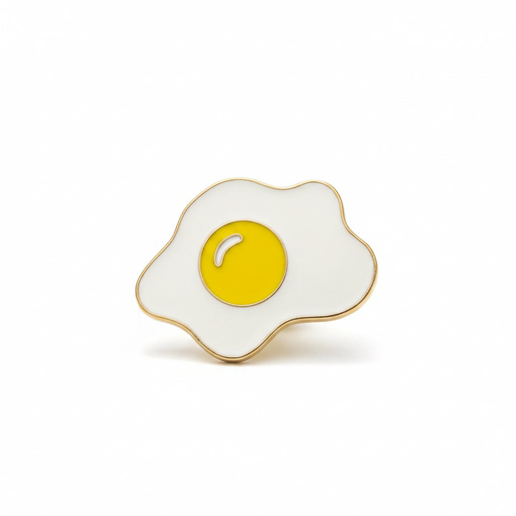 Sunny side Egg protein pin