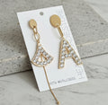 The Signature Letter Earrings