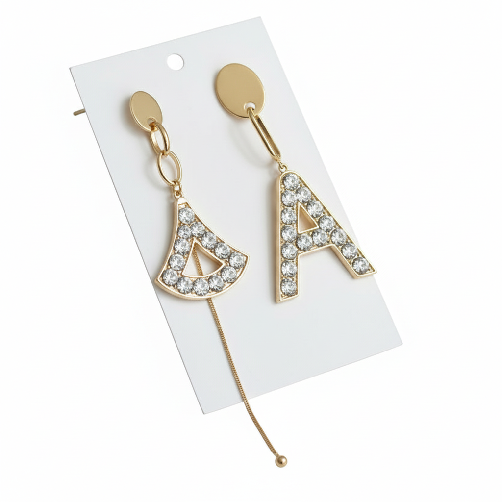 The Signature Letter Earrings