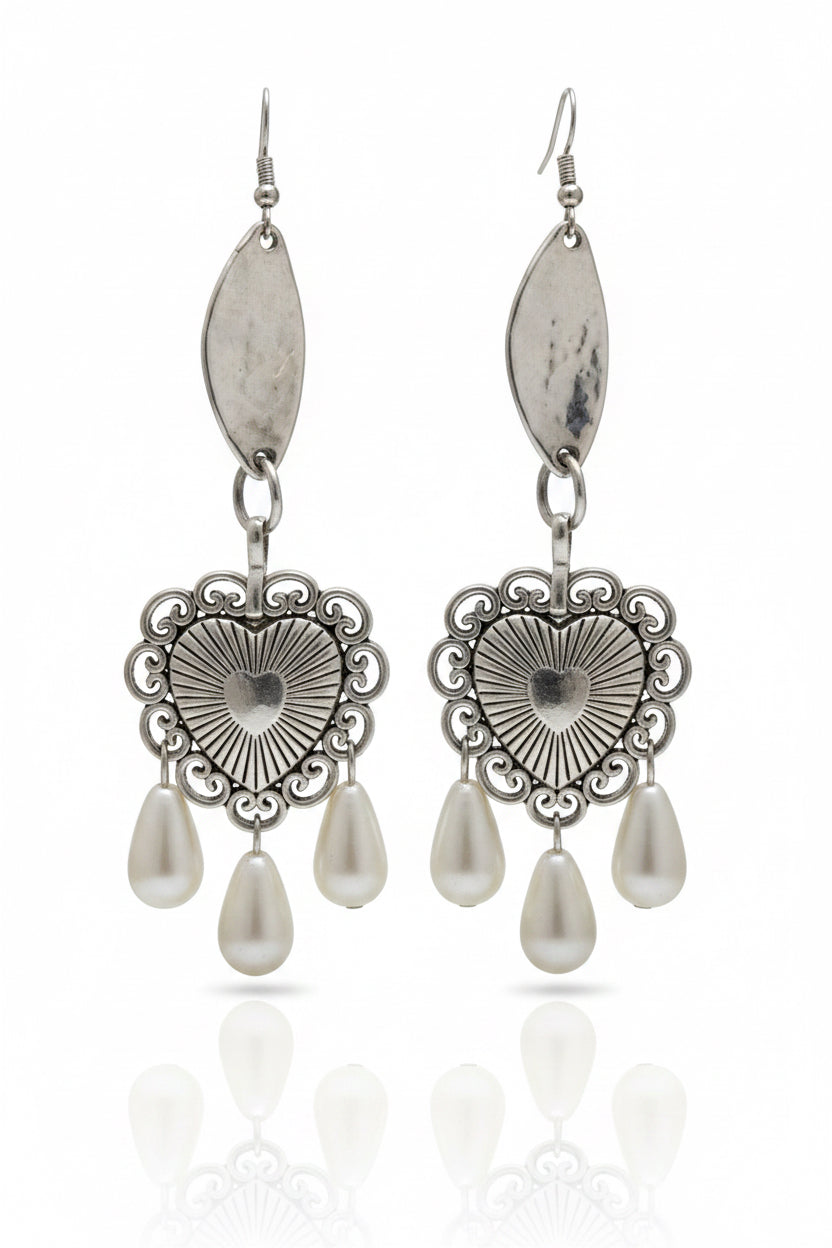 Antique Heart Drops