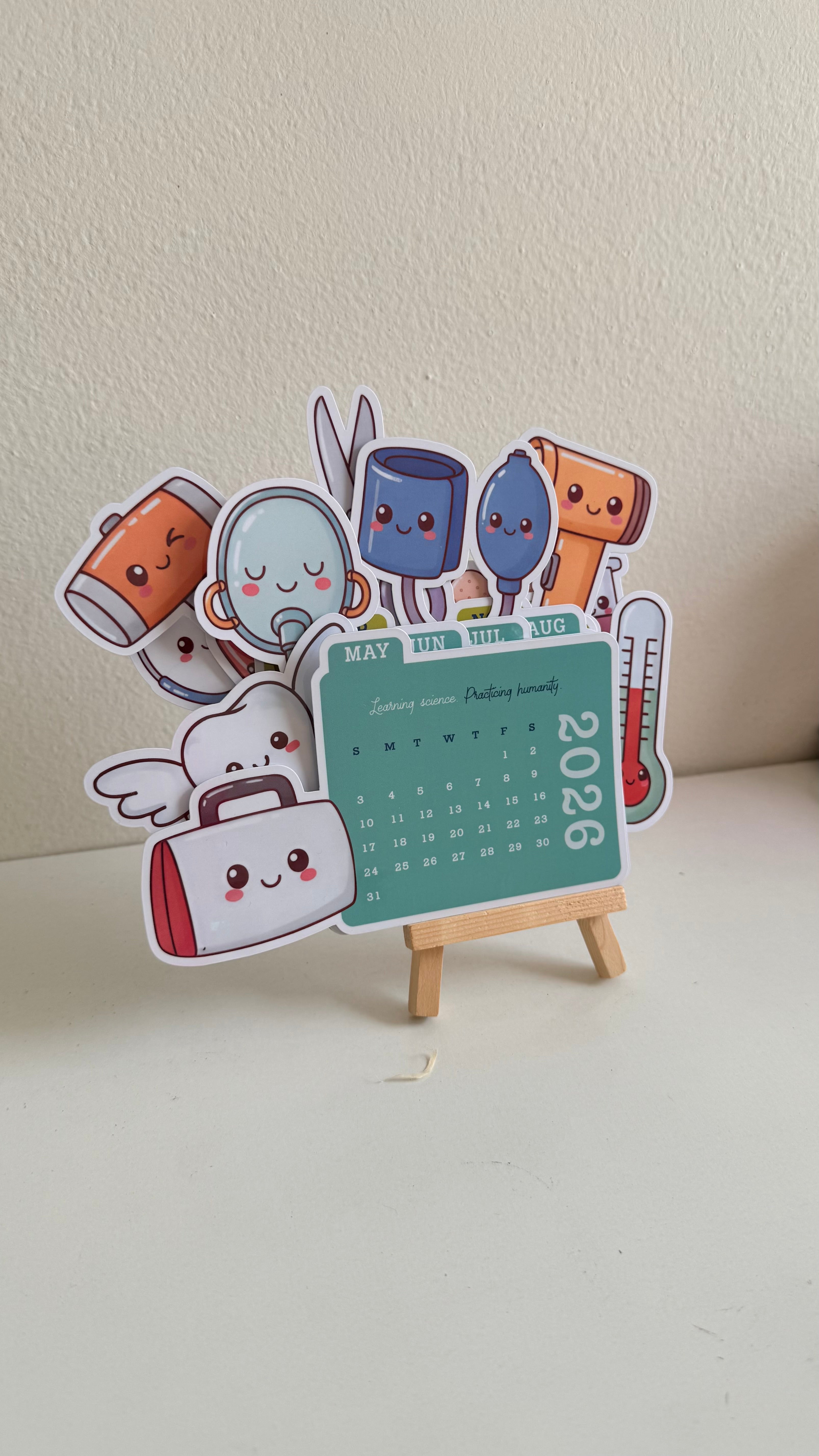 Happy Doctor Calendar 2026 Desk Calendar