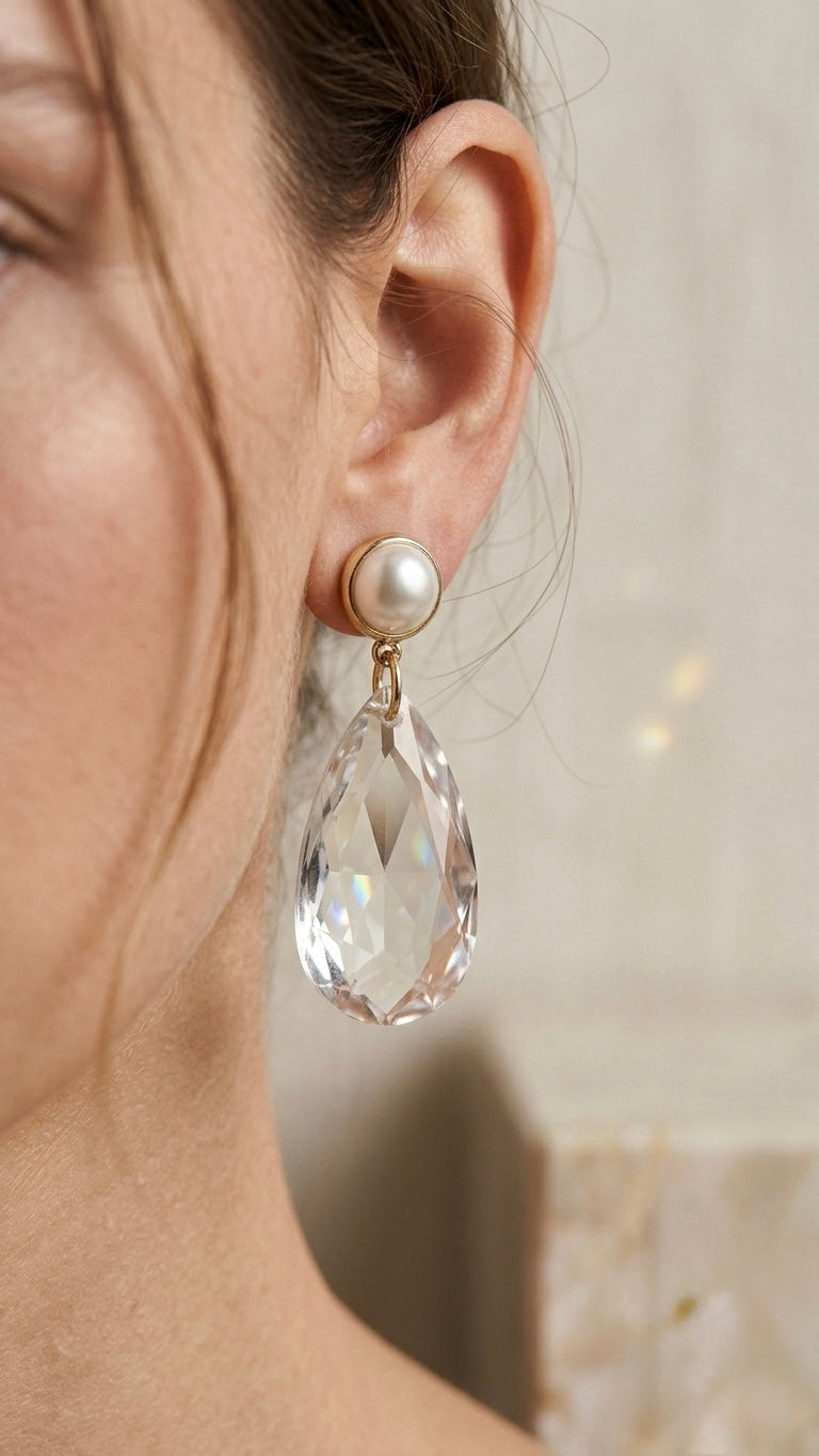 Pearl Crystal Drops
