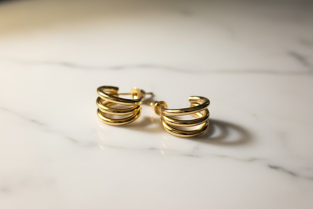City Gold Hoops