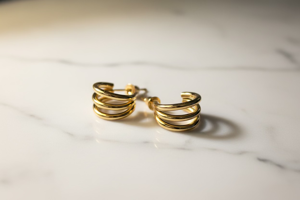 City Gold Hoops