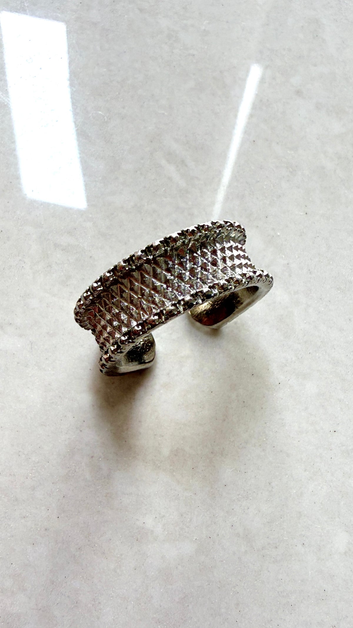 Dragon Scale Silver Ring