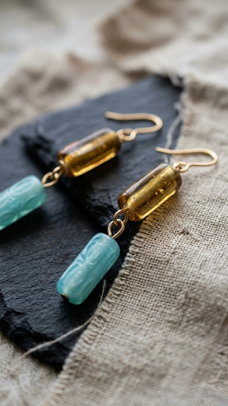 Haze Twinfall Glass earrings