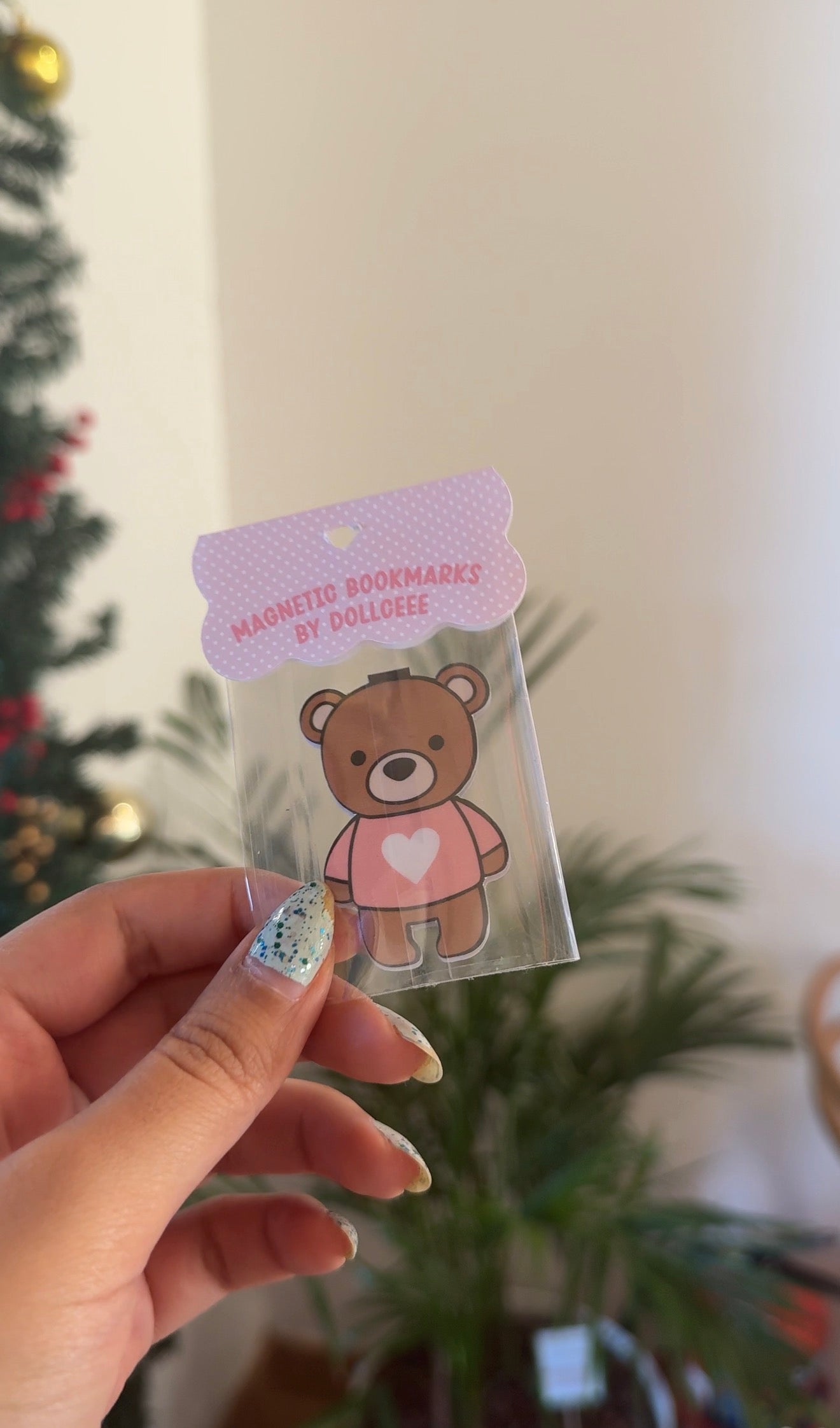 Cute Teddy Magnetic Bookmark