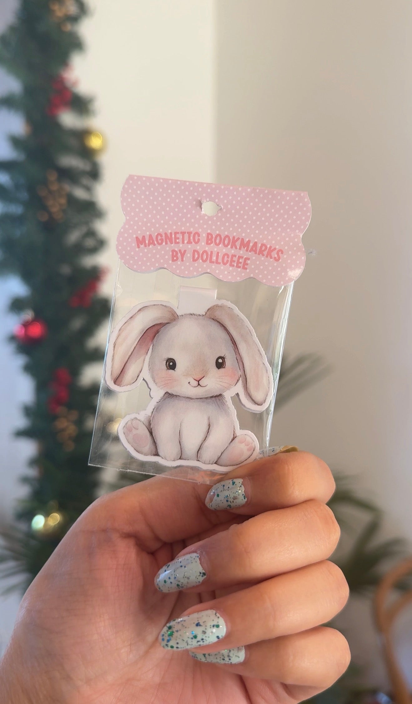 Honey Bunny Magnetic Bookmark