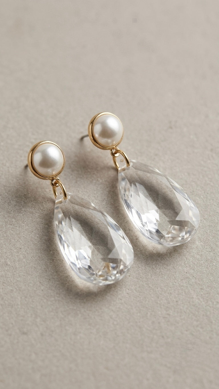 Pearl Crystal Drops