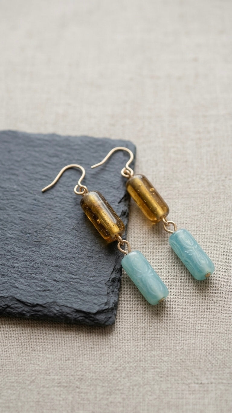 Haze Twinfall Glass earrings