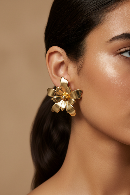Gold Bloom Flower - Anti Tarnish