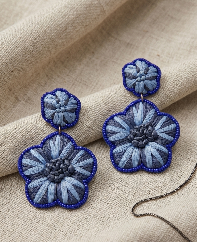 Bluebell Bloom Earrings 💙🌸