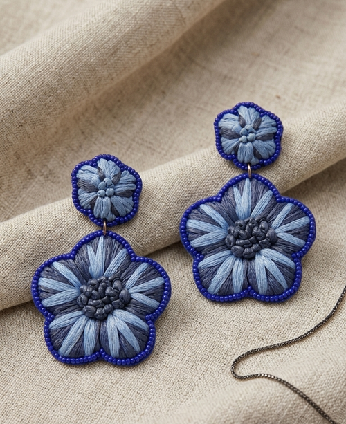 Bluebell Bloom Earrings 💙🌸