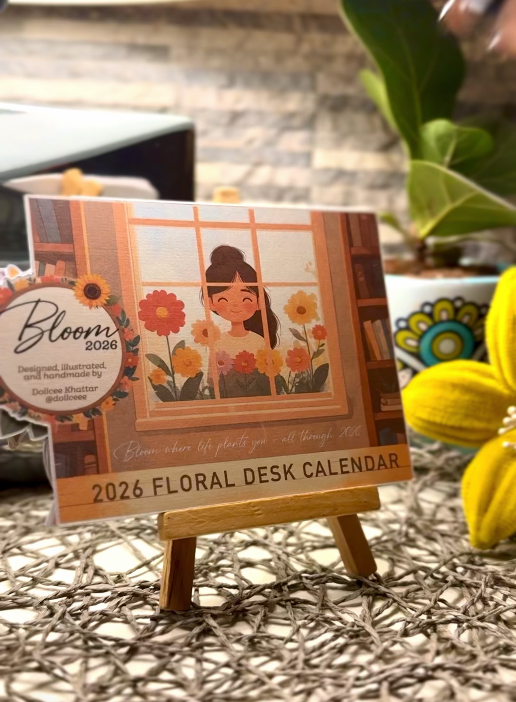 Bloom Calendar 2026 Desk Calendar
